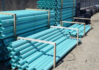 PVC Pipe Diameters available - 1 inch- 1.5 inch - 2 inch - 4 inch - 6inch - 8 inch - and for special order 10 inch and 12 inch