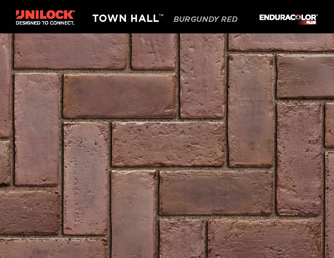 Town Hall Burgundy Red