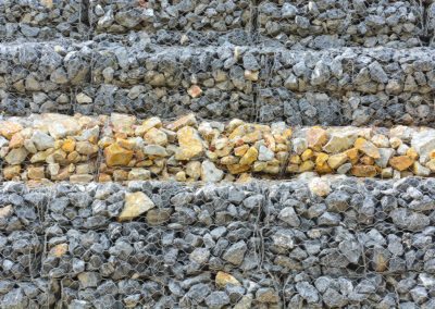 Gabion Bags for Civic and Commercial Application. Sea walls – Jetties