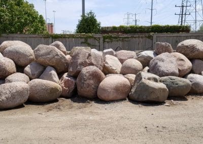 Round boulders